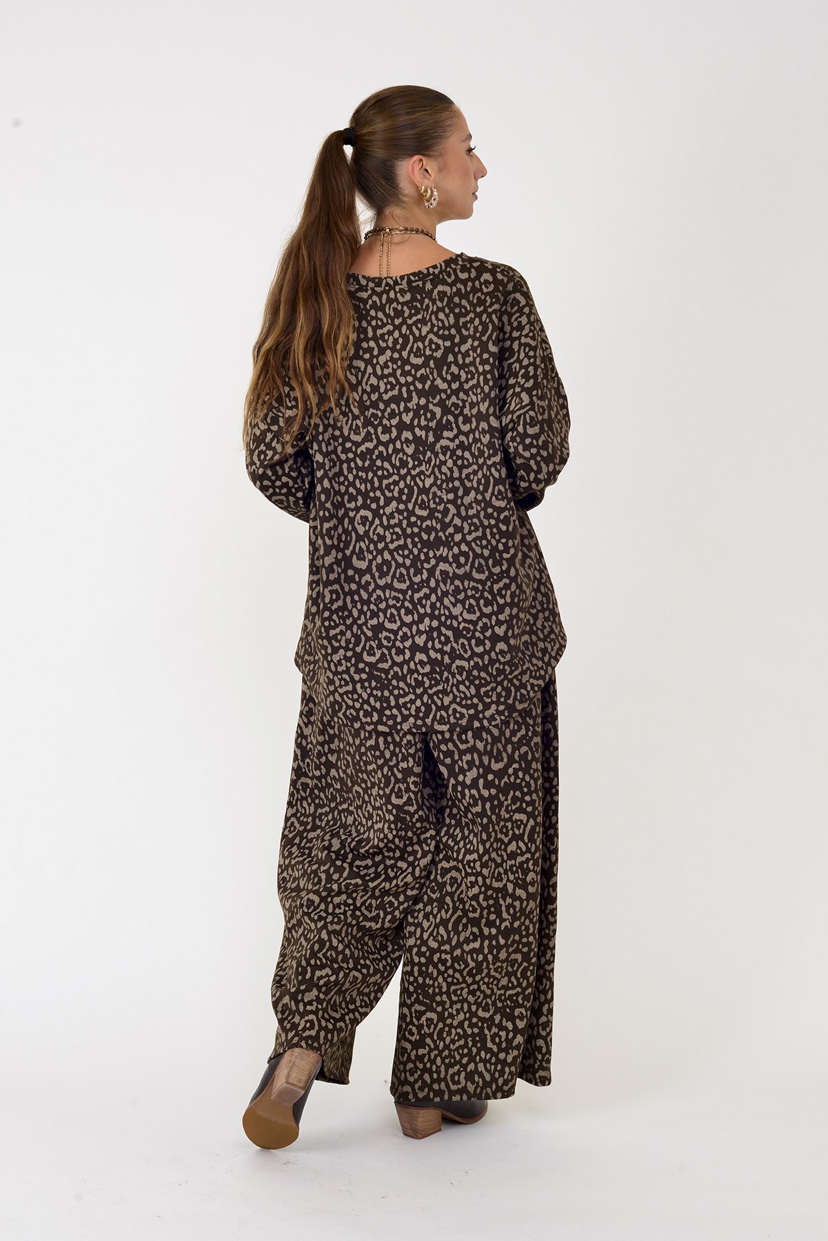 21771 LOVA LEOPAR DESEN 2Lİ TAKIM