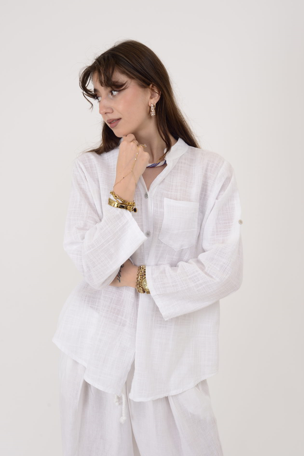 22045 CEP DETAYLI GÖMLEK