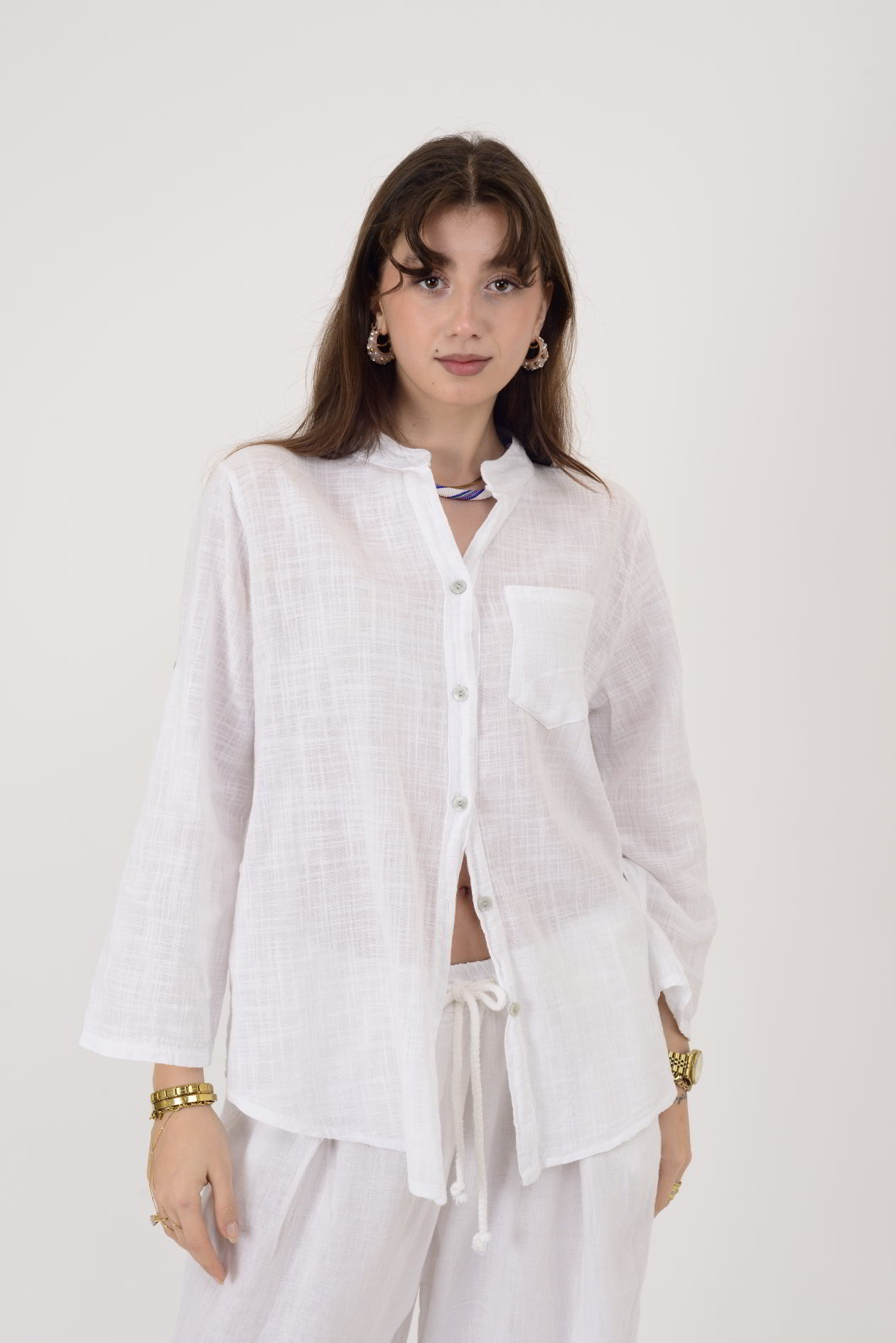 22045 CEP DETAYLI GÖMLEK