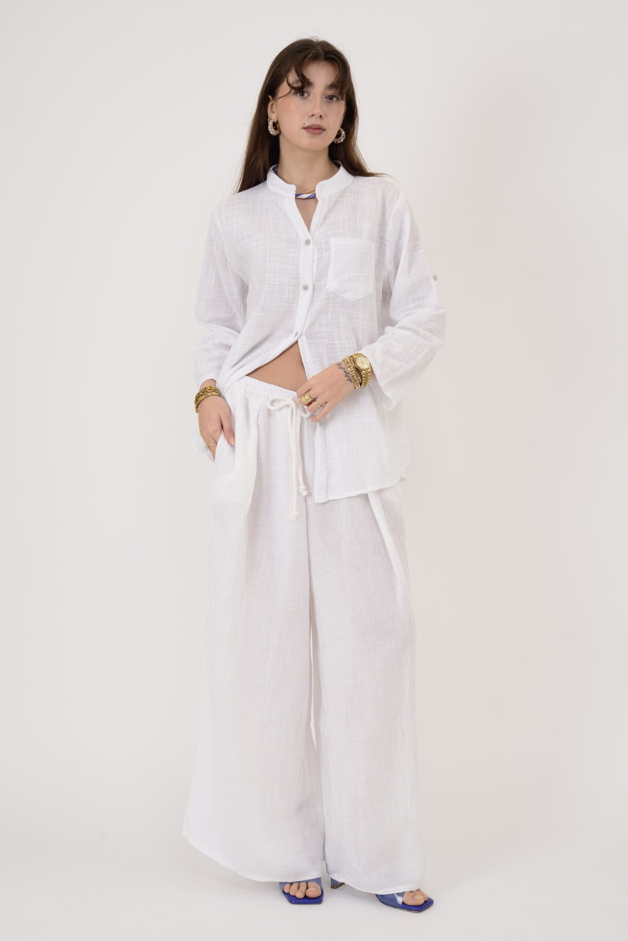 22045 CEP DETAYLI GÖMLEK