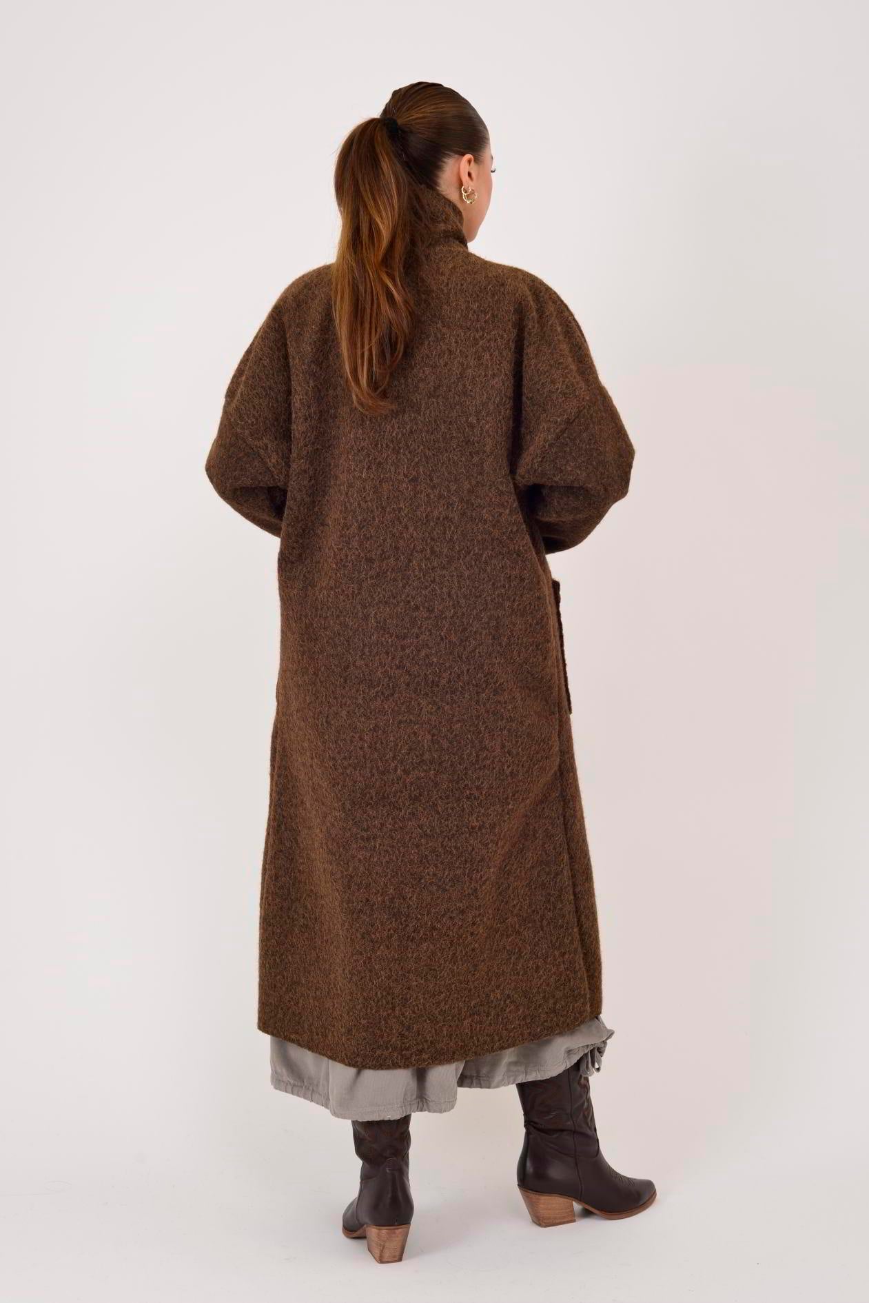 2250 SAND KALIN KEÇE CEKET