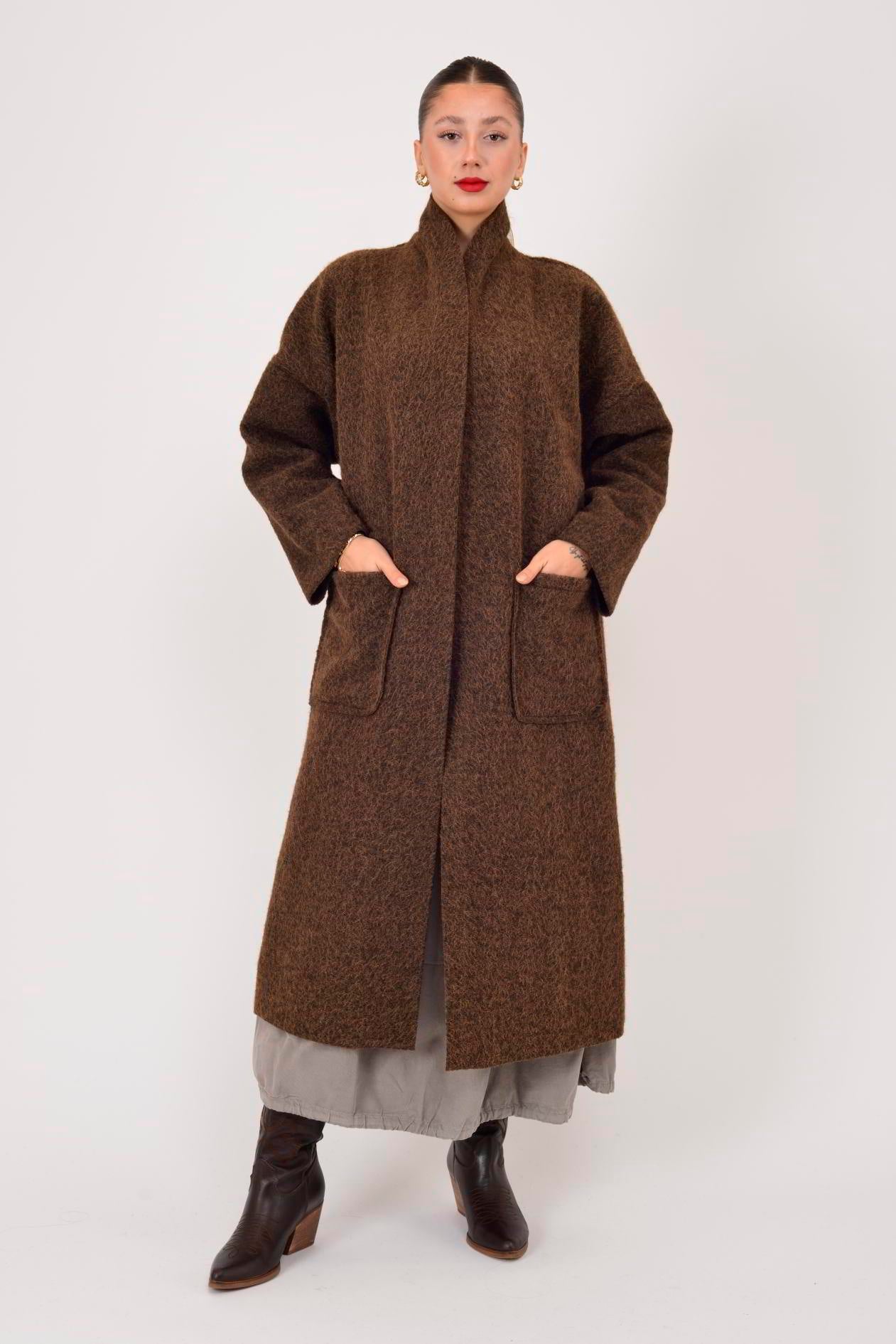 2250 SAND KALIN KEÇE CEKET