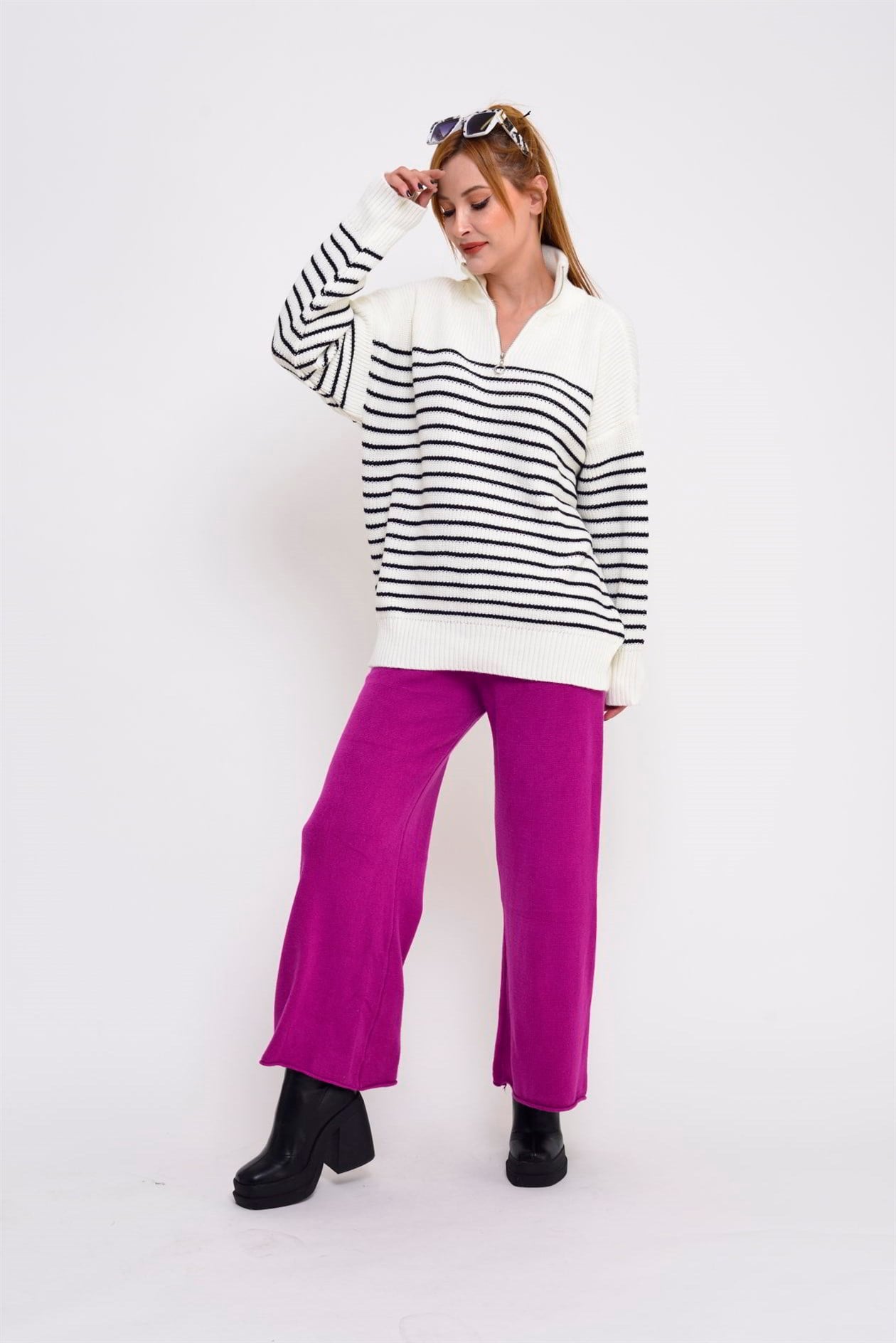 27739 PALAZZO TRİKO PANTOLON