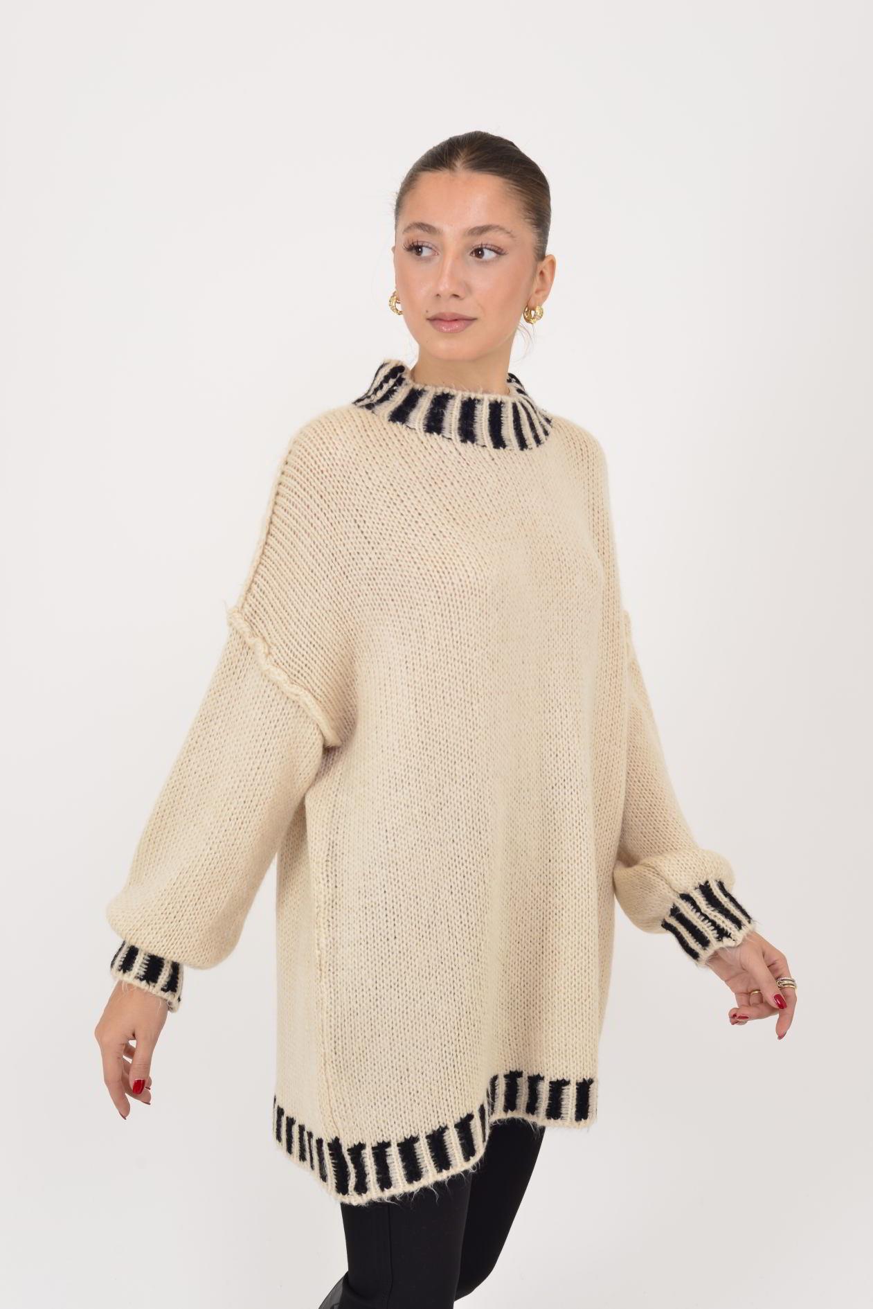 3055 BALIKÇI YAKA TRİKO