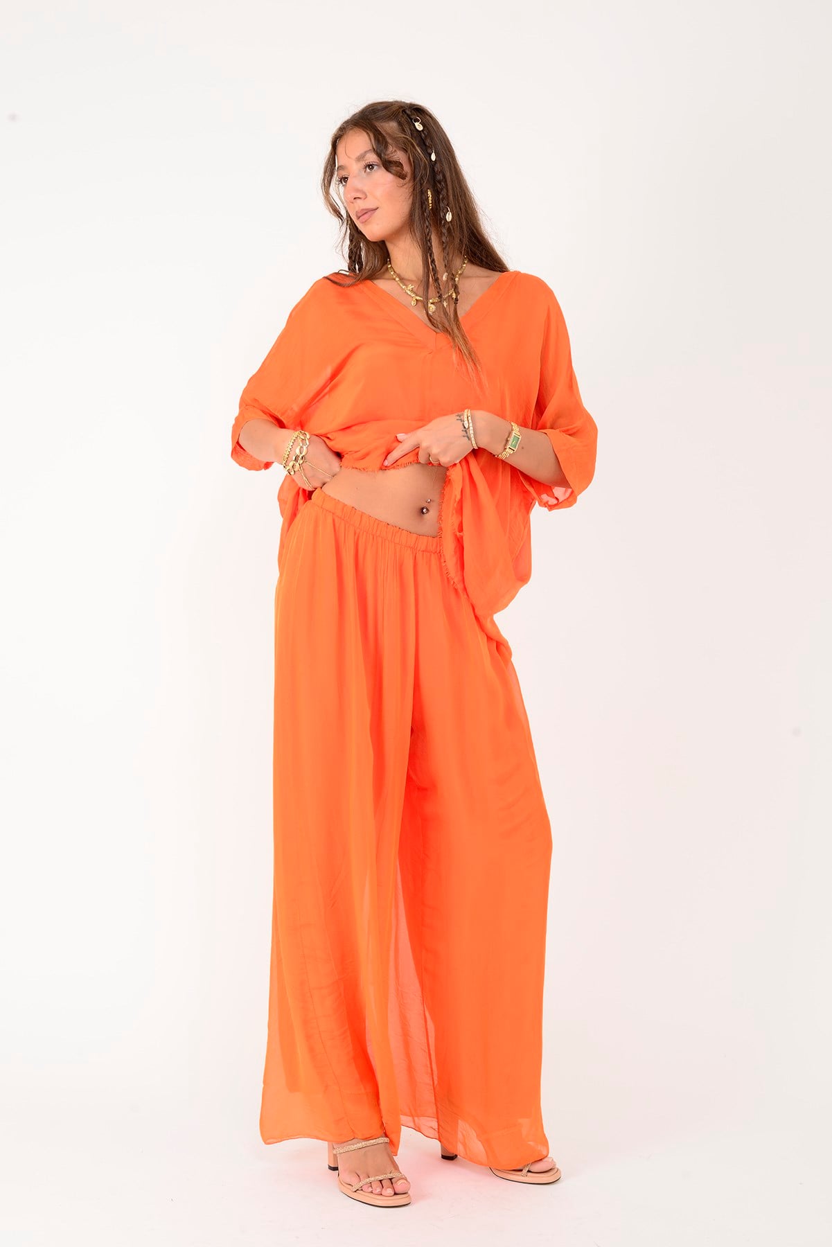 3958 WES İPEK PANTOLON