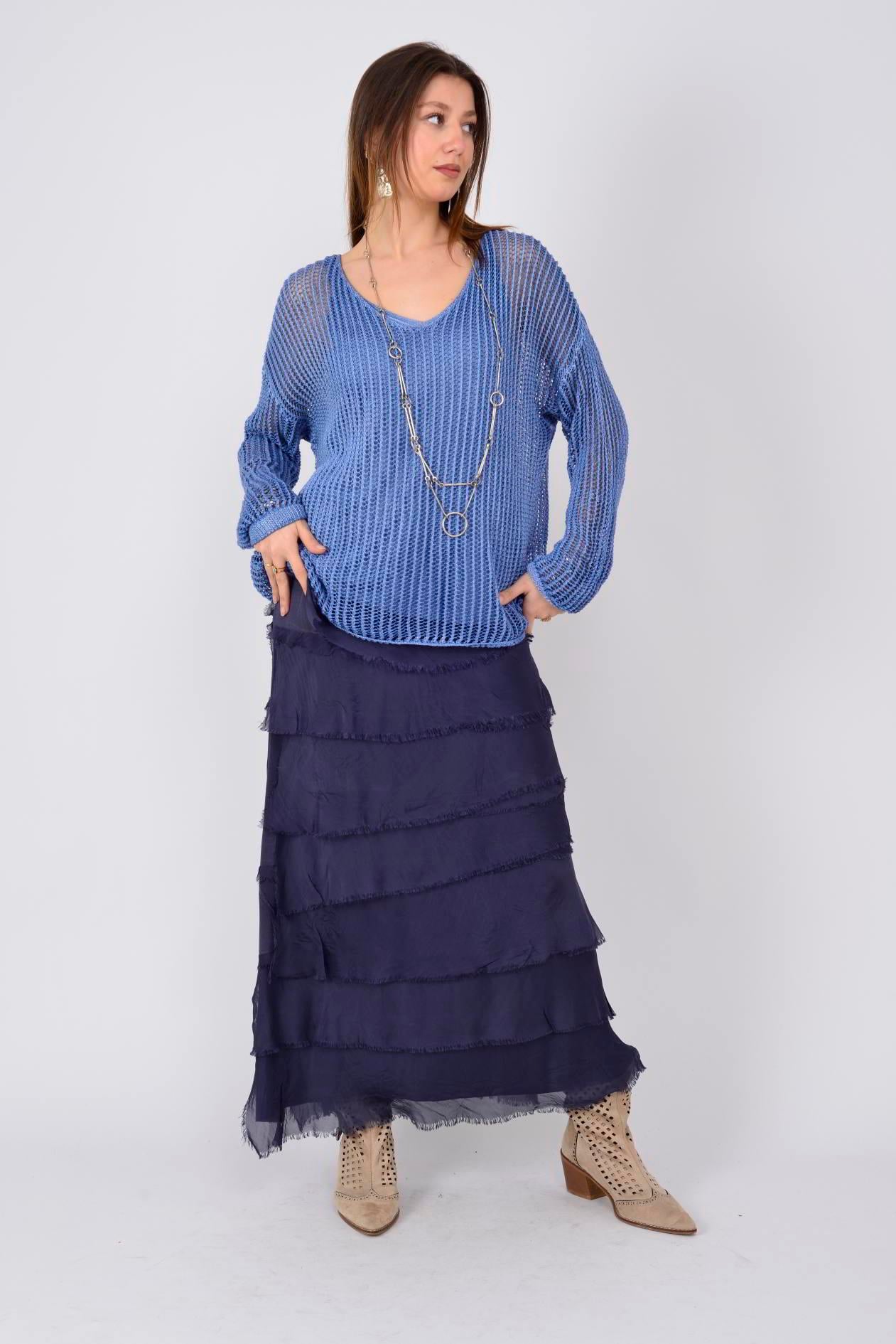 5008 MERRY 2Lİ MERSERİZE BLUZ