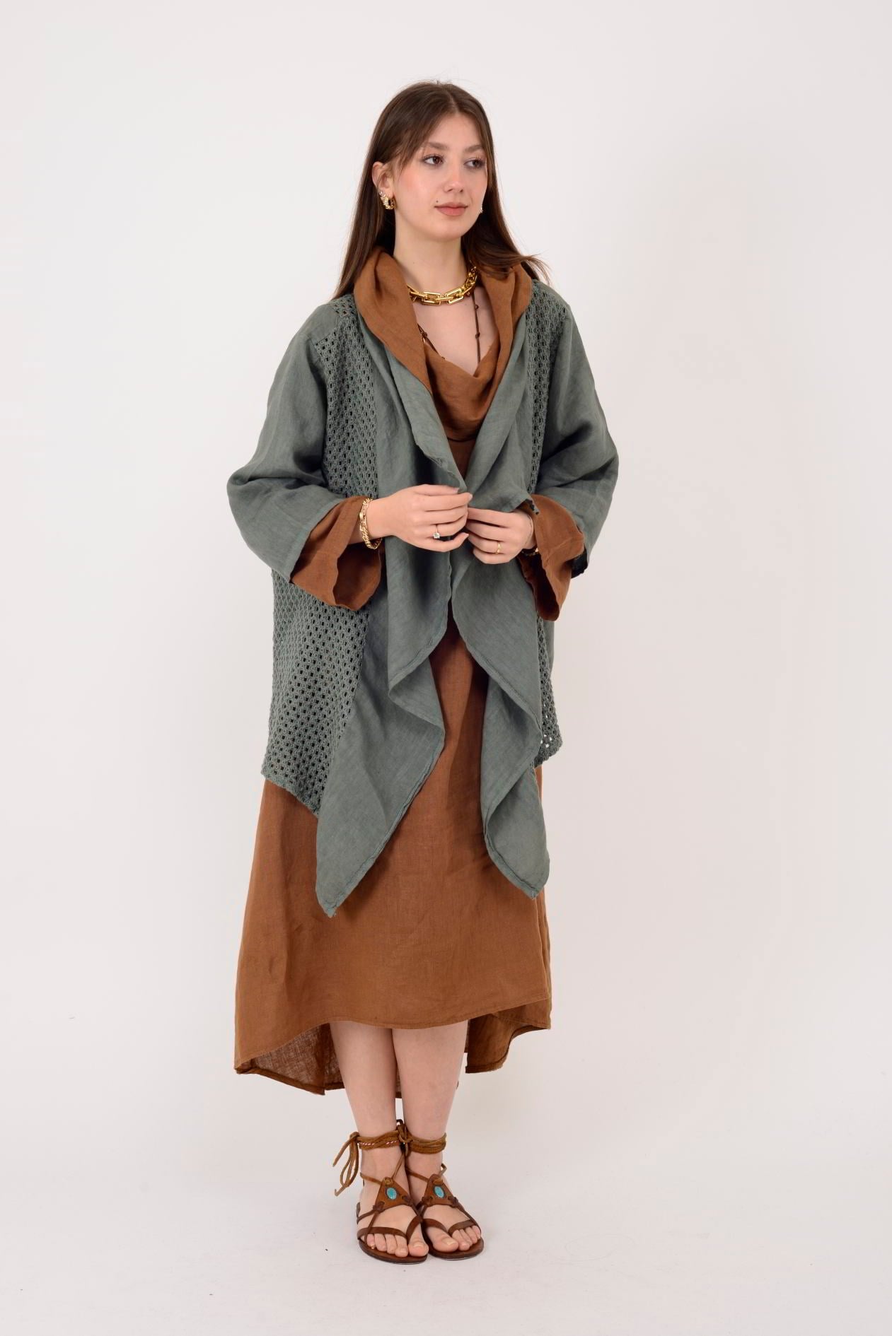 5283 AJURLU MERSERİZE CEKET