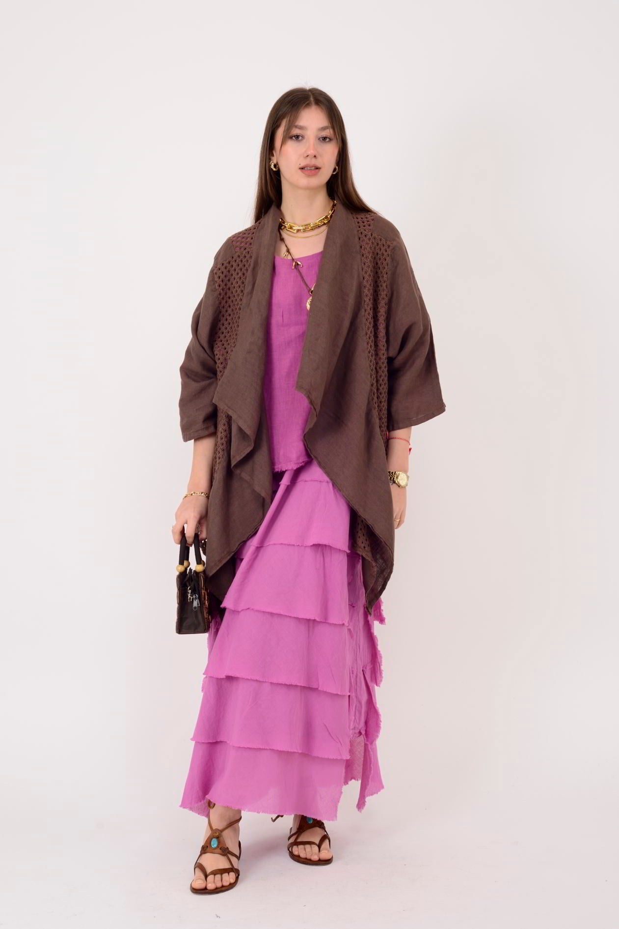 5283 AJURLU MERSERİZE CEKET