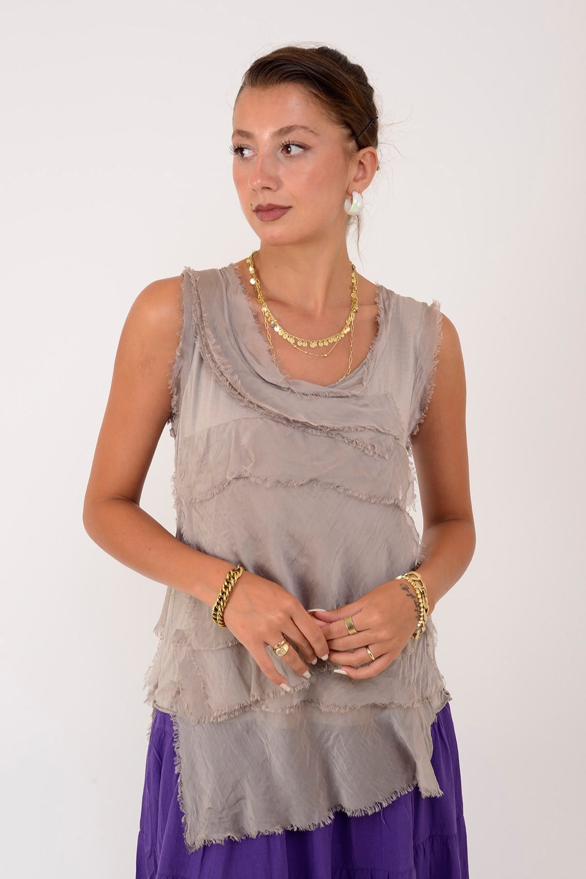 60018 KAT KAT İPEK BLUZ