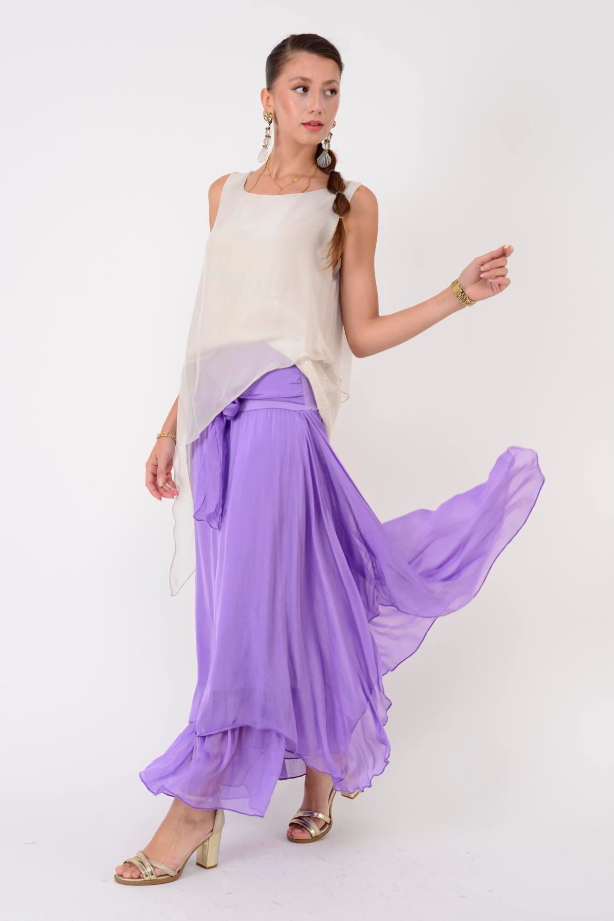 6087 KATLI İPEK ETEK