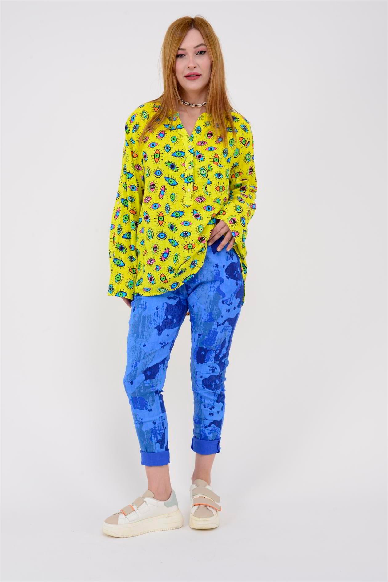 6175 KAMUFLAJ GABARDİN PANTOLON