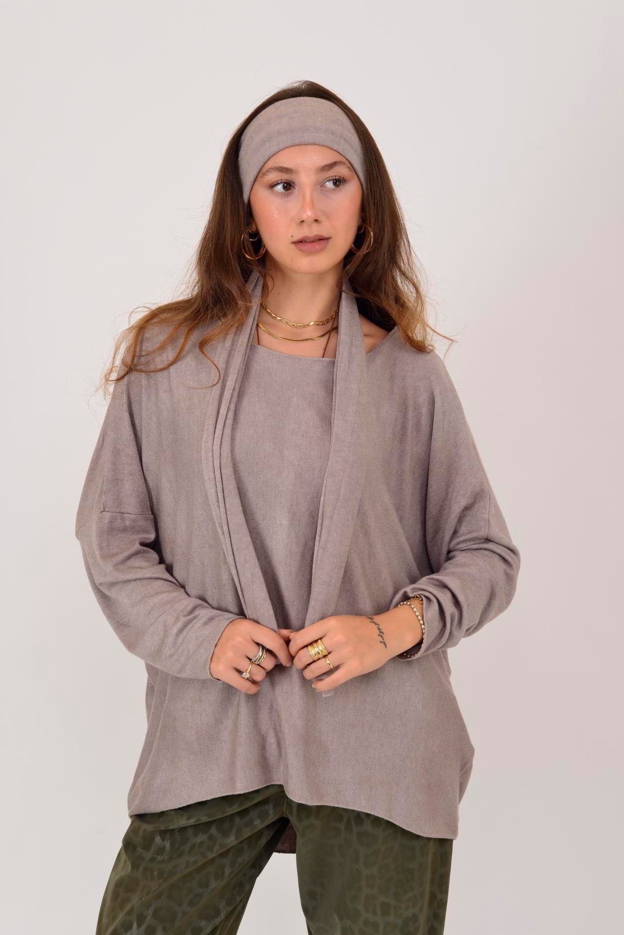 72206 FULAR DETAYLI İNCE TRİKO