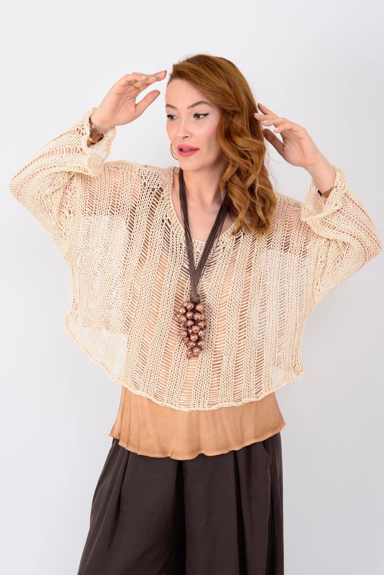 72865 MERRY MERSERİZE BLUZ