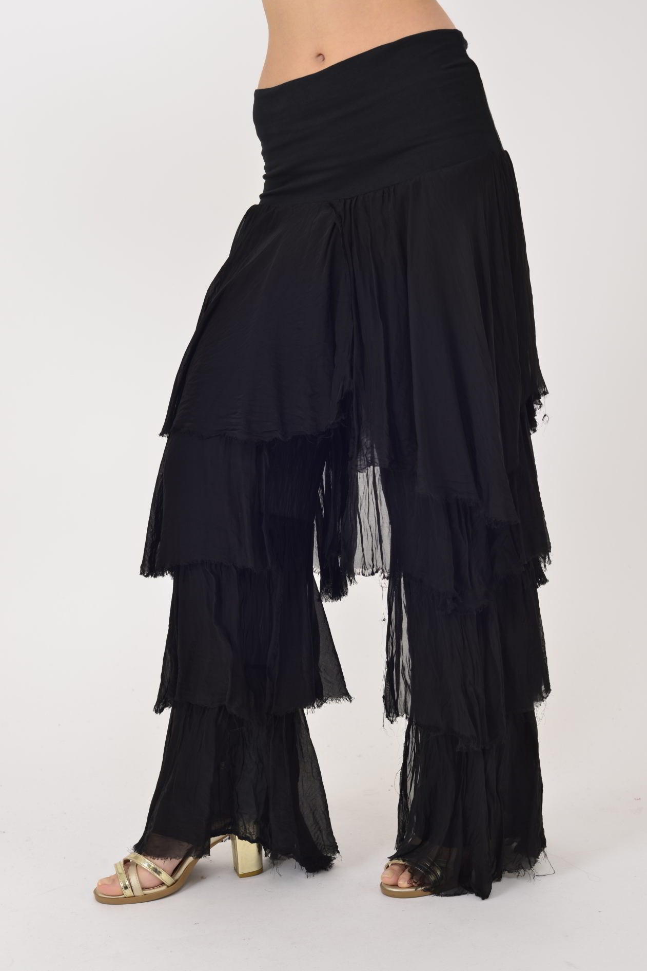 7539 KAT KAT İPEK PANTOLON