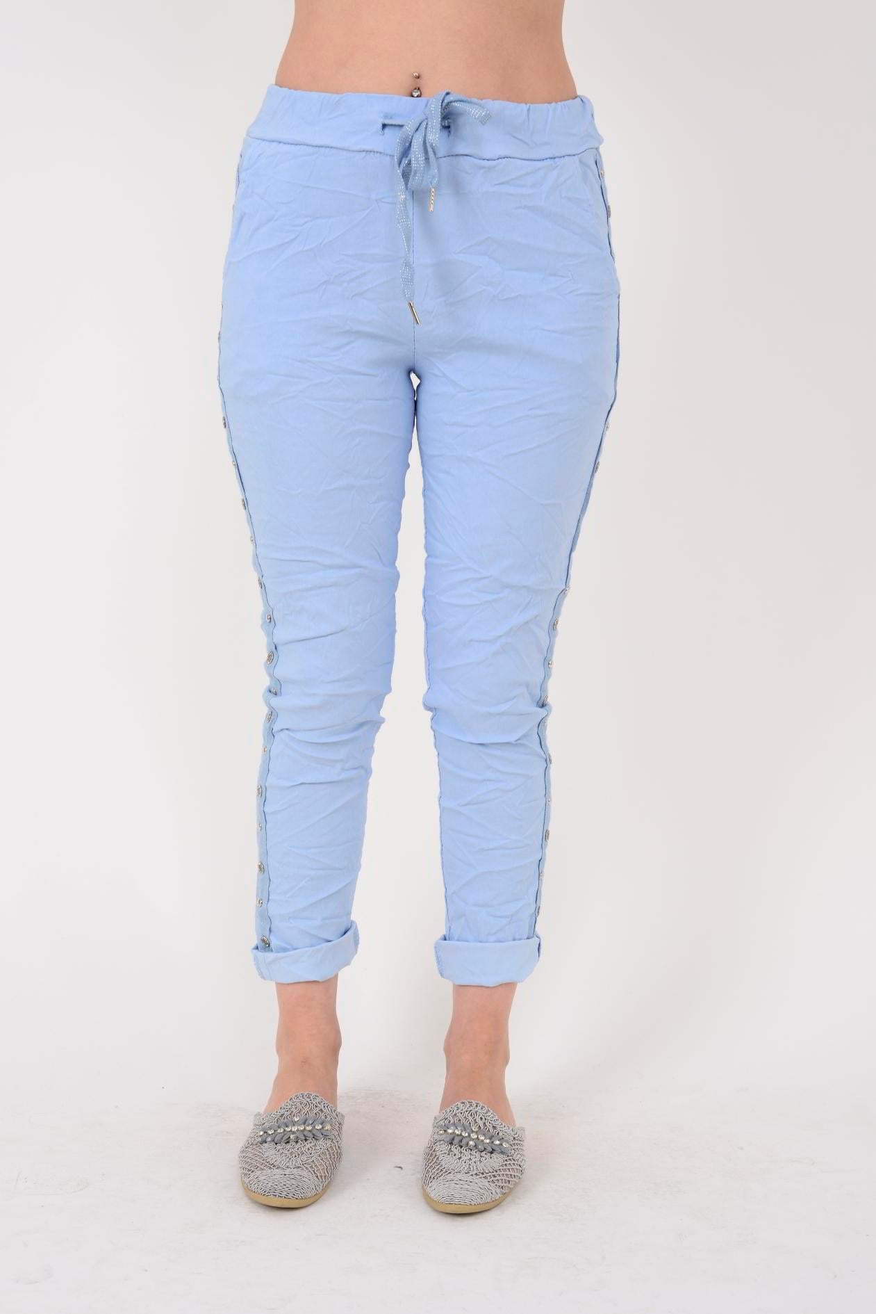 8162 ZIMBA DETAYLI GABARDİN PANTOLON