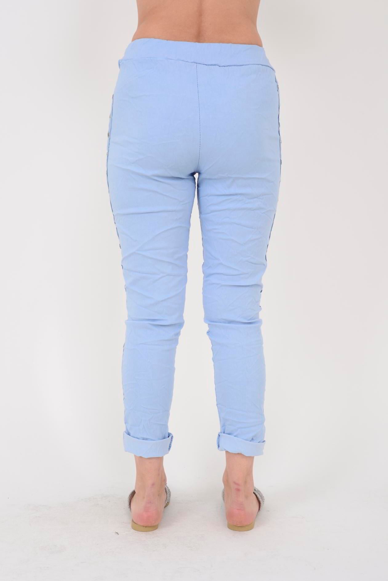 8162 ZIMBA DETAYLI GABARDİN PANTOLON