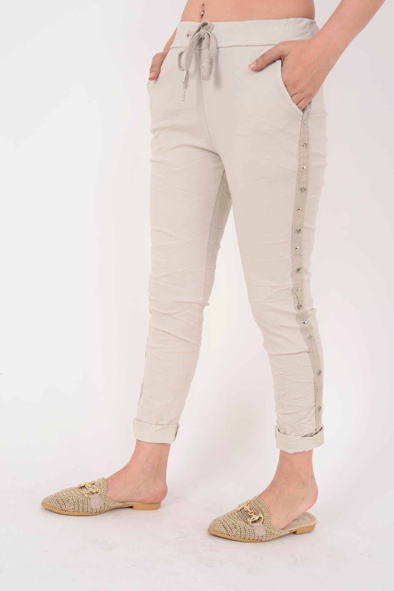 8162 ZIMBA DETAYLI GABARDİN PANTOLON