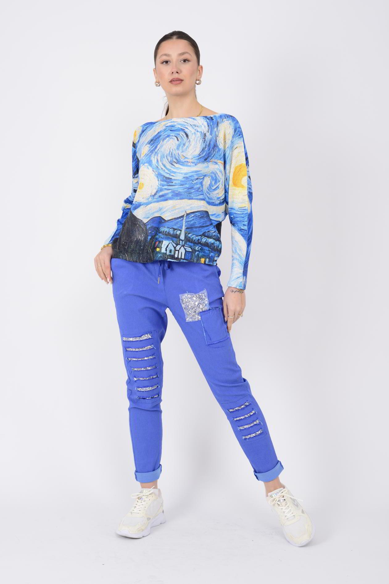 8632 PAYET DETAYLI GABARDİN PANTOLON