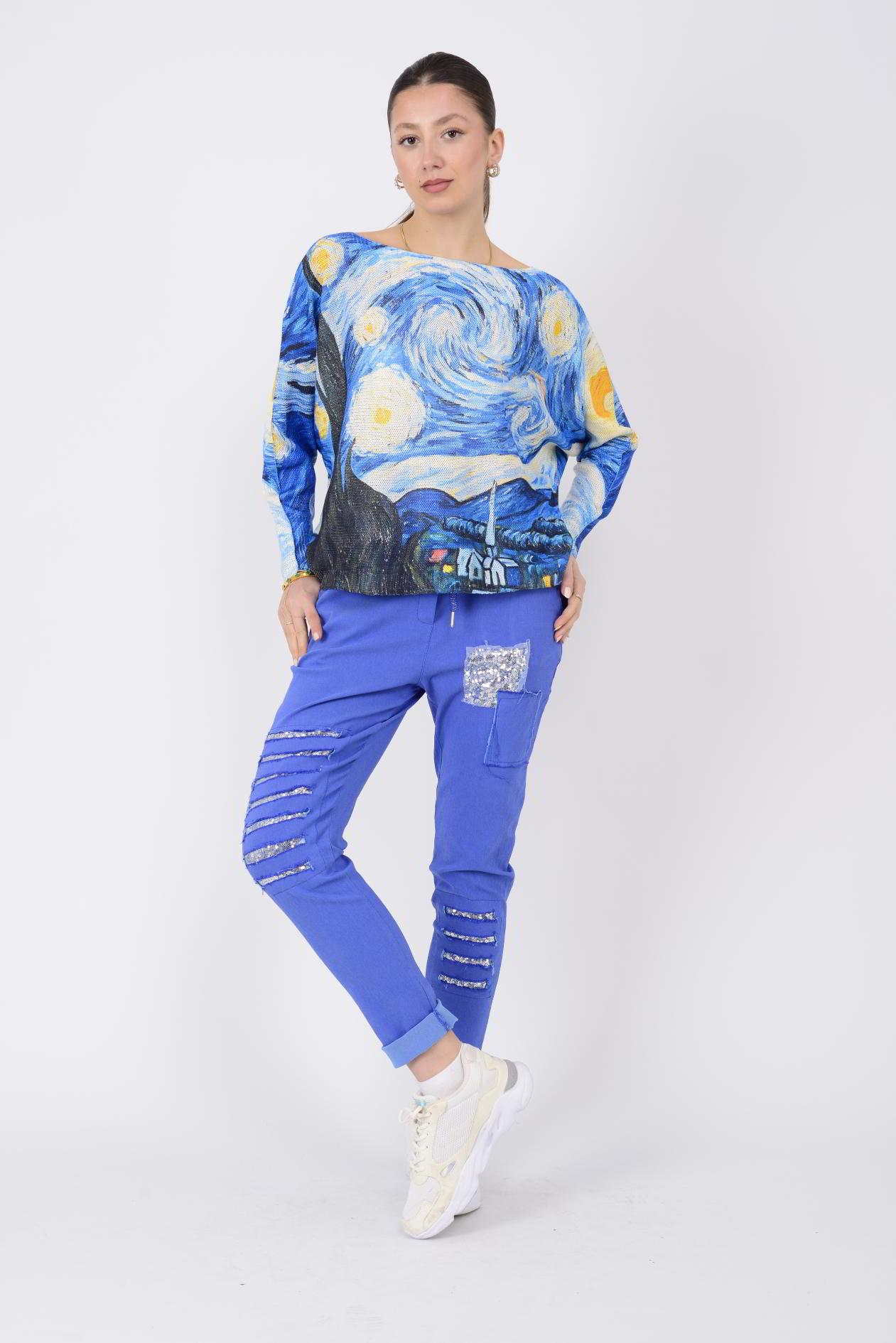 8632 PAYET DETAYLI GABARDİN PANTOLON