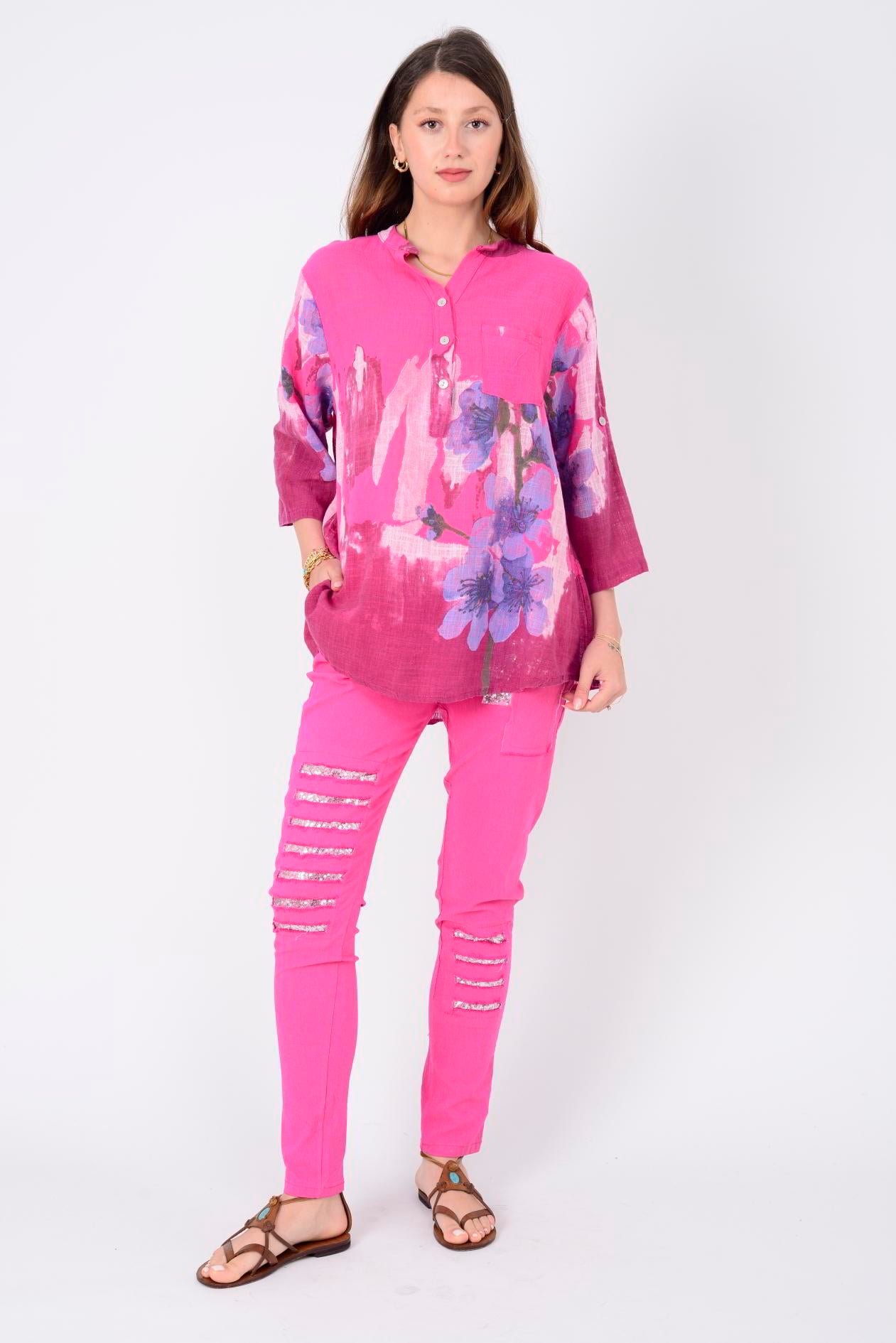 8632 PAYET DETAYLI GABARDİN PANTOLON