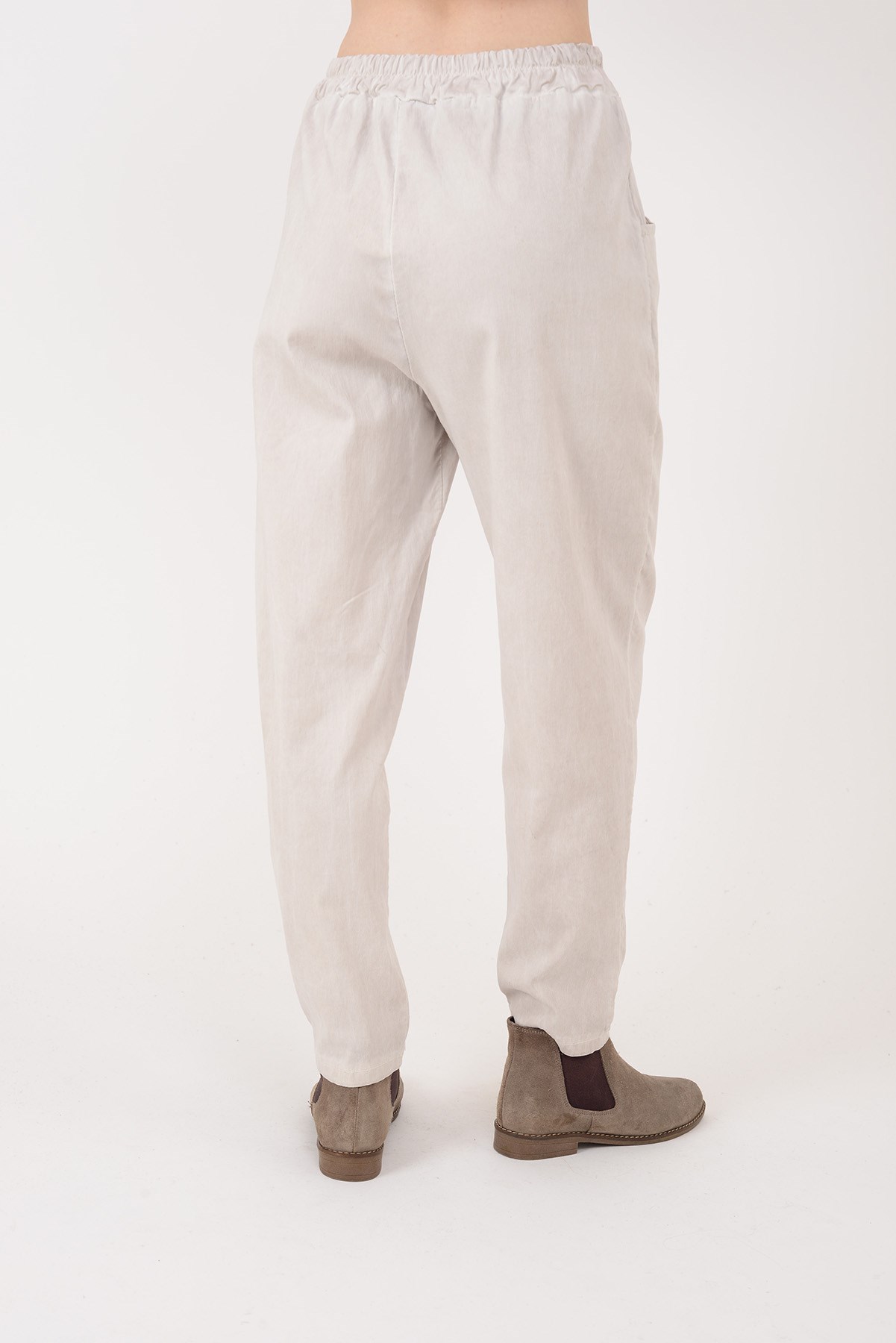 8635 STAR PAYET DETAYLI GABARDİN PANTOLON