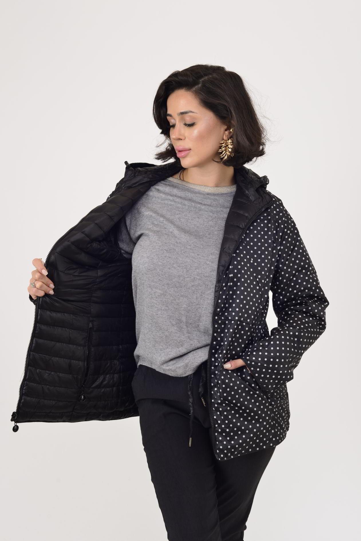 8966 TWIN PANTİYELİ ÇİFT TARAFLI KAPİTONE MONT