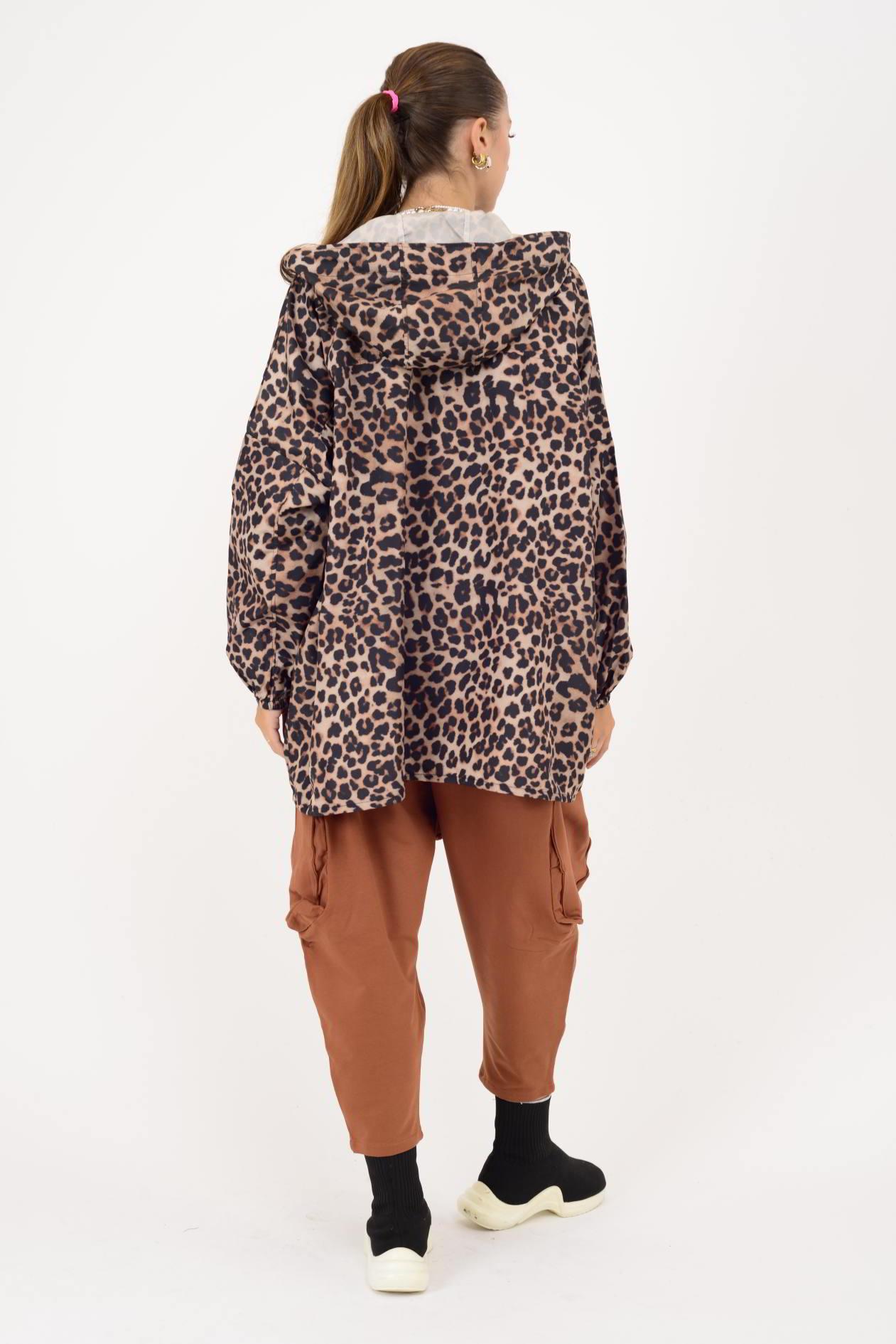 AN10560 LEOPAR DESEN YAĞMURLUK