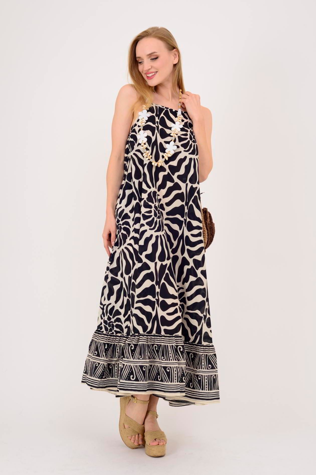 AN10563 MARIN ASKILI ELBİSE