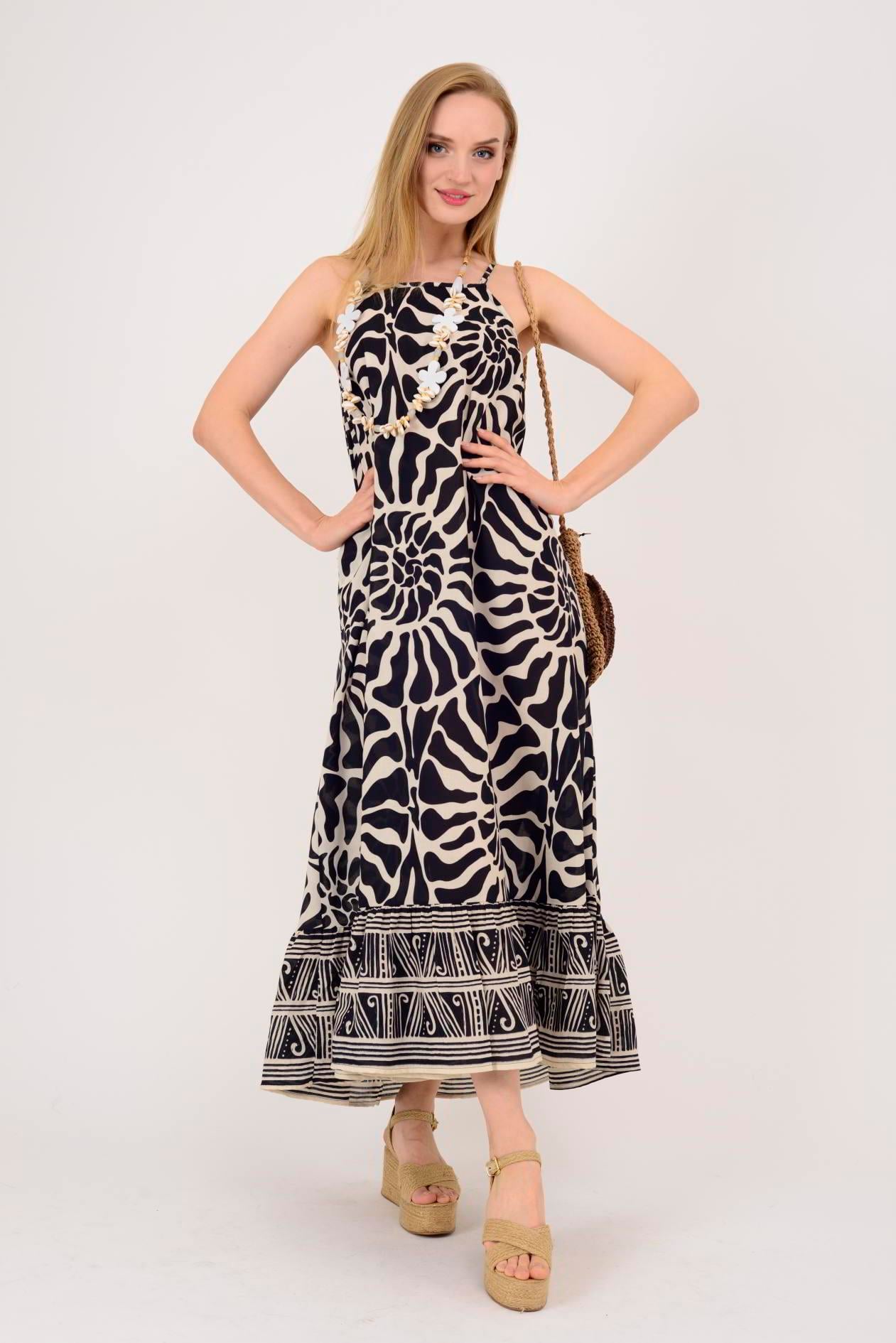 AN10563 MARIN ASKILI ELBİSE