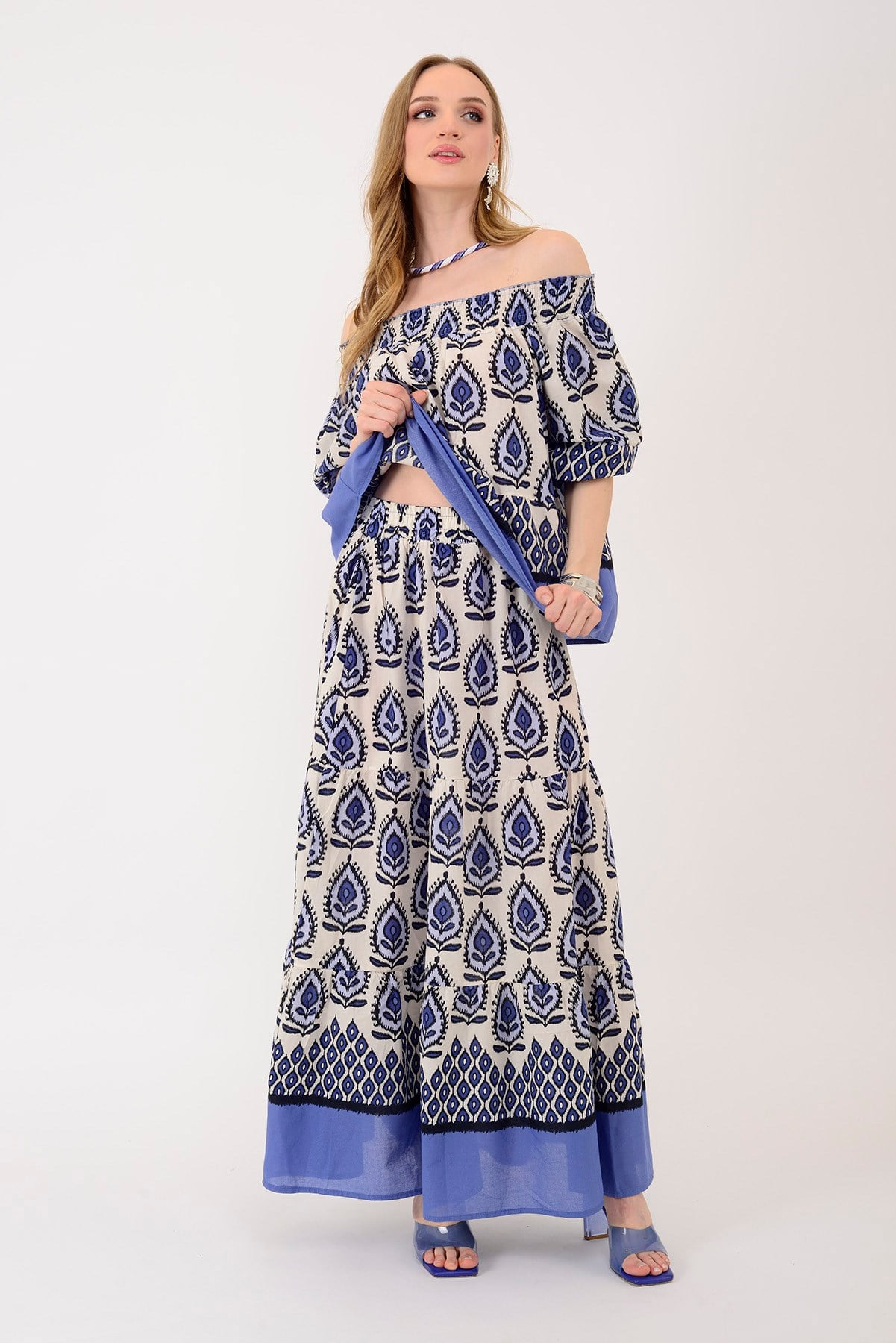 AN10644 MARİN MADONNA YAKA 2Lİ TAKIM