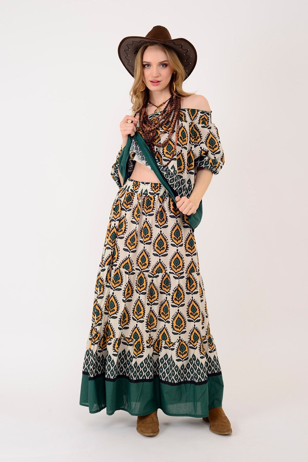 AN10644 MARİN MADONNA YAKA 2Lİ TAKIM