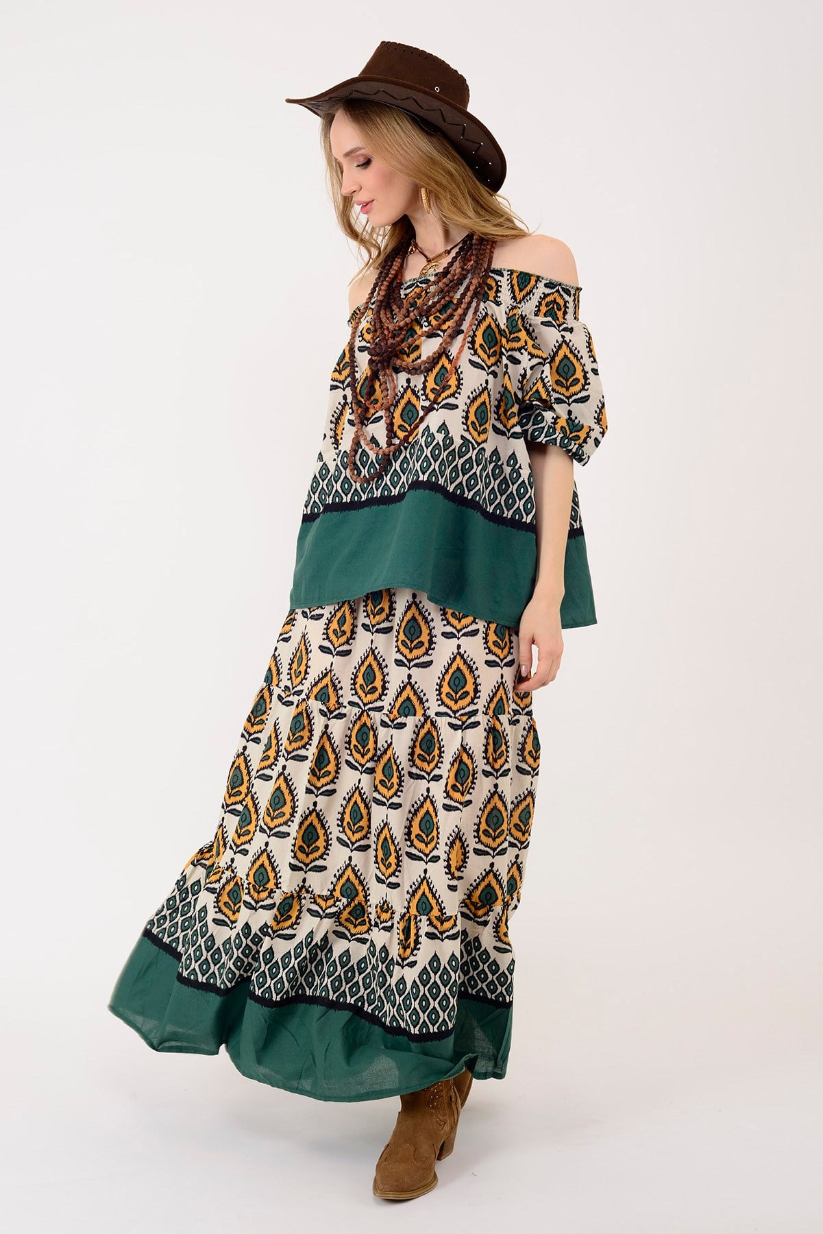 AN10644 MARİN MADONNA YAKA 2Lİ TAKIM