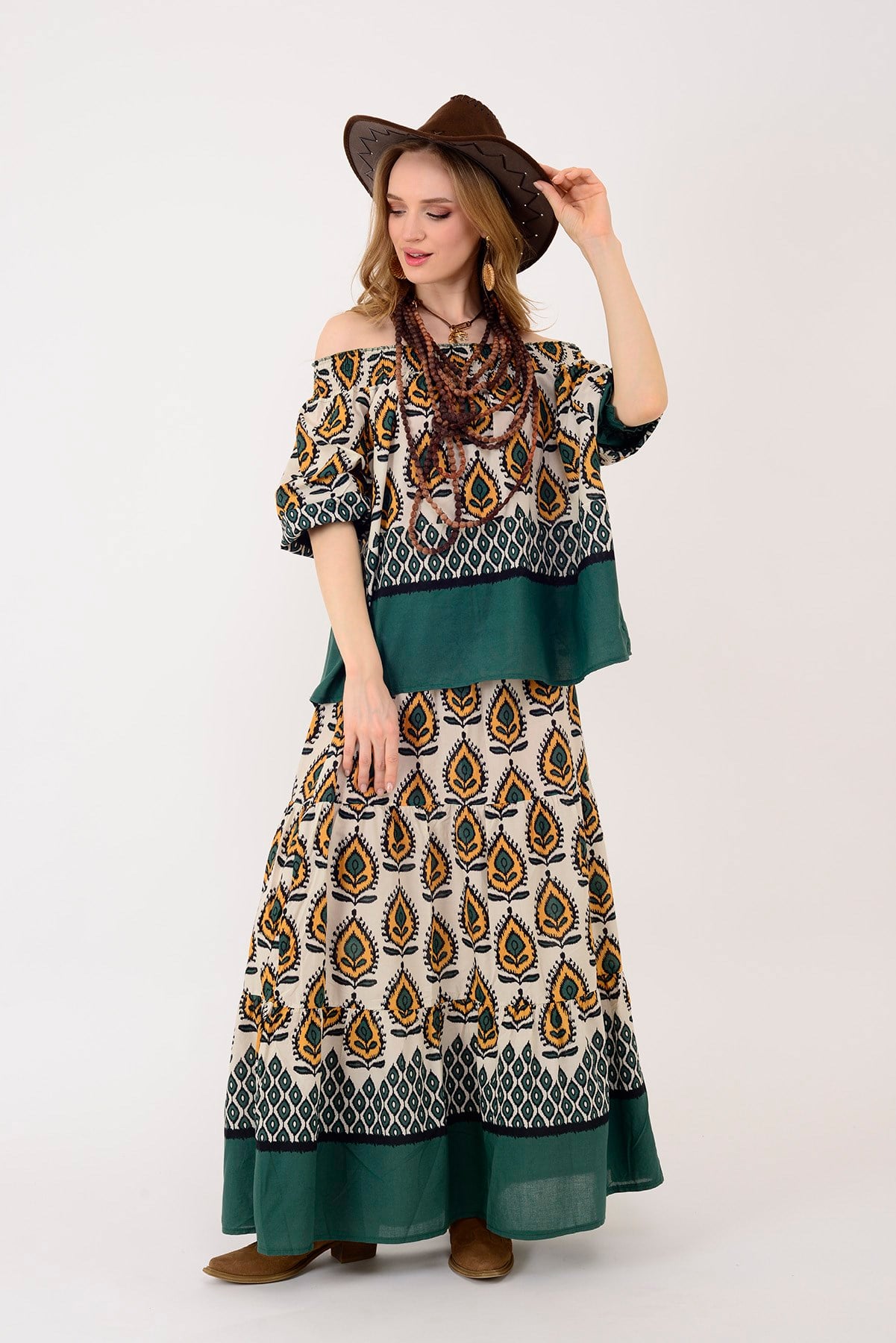 AN10644 MARİN MADONNA YAKA 2Lİ TAKIM