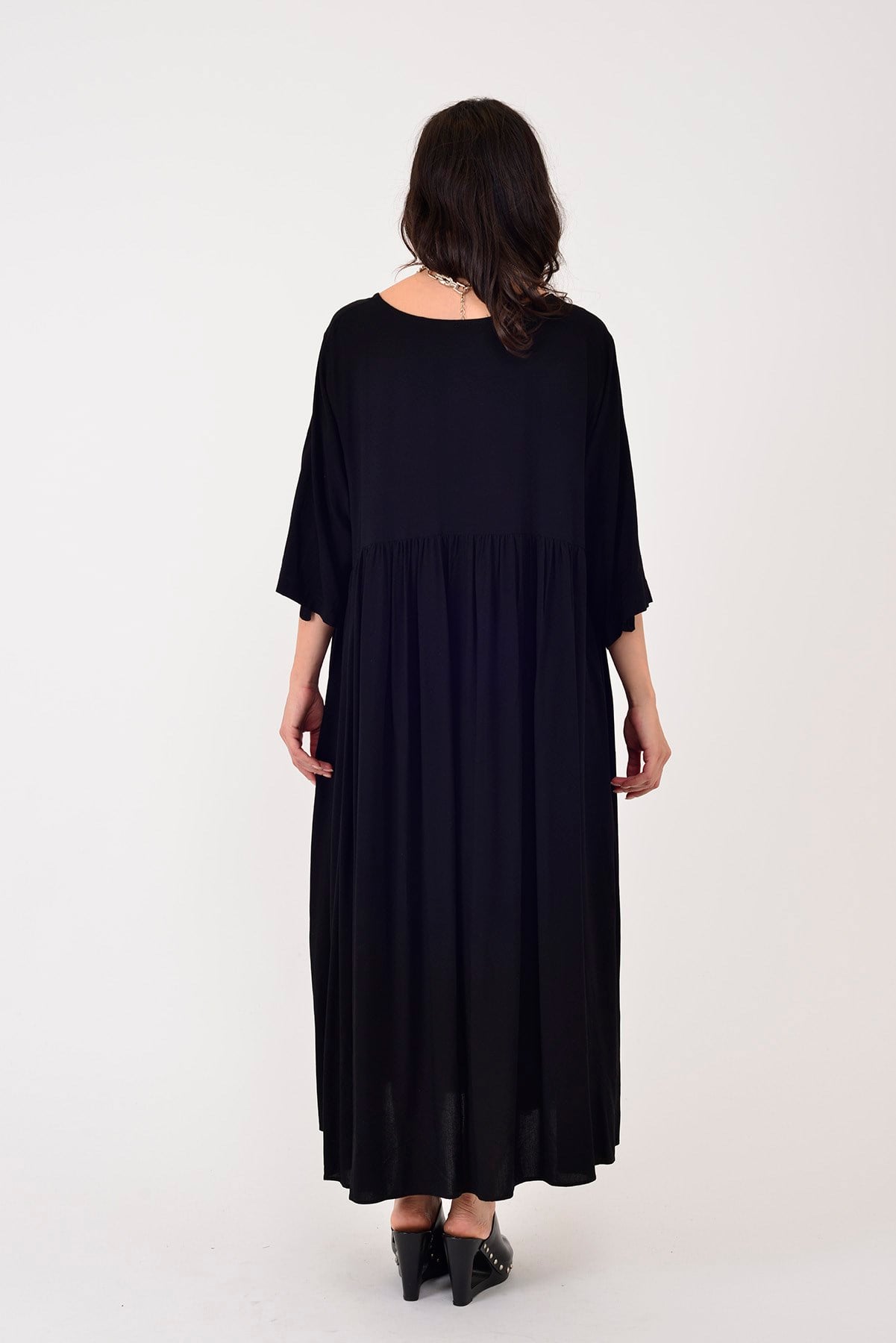 AN164 ÜÇ DÜĞMELİ ELBİSE