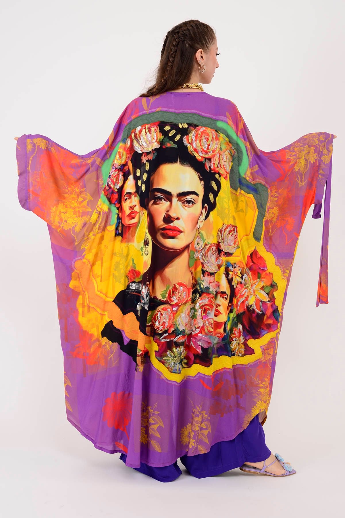 AN4013 FRİDA DESEN KİMONO