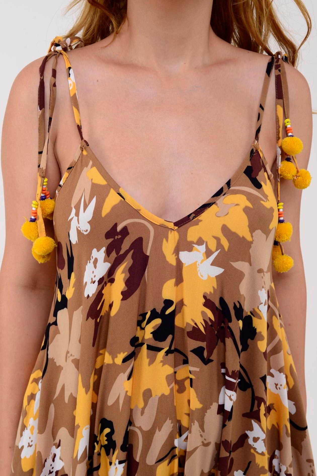 AS34 KAMUFLAJ DESEN PÜSKÜLLÜ BOHO TULUM
