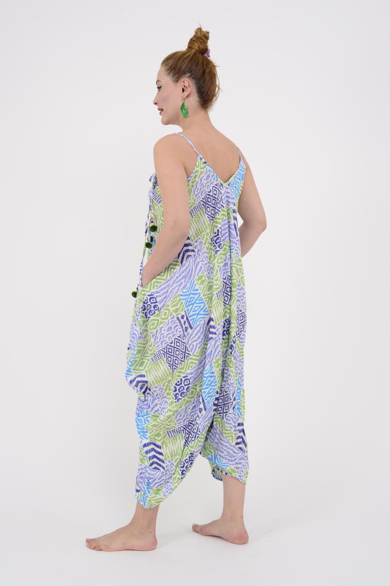 AS34 PATCHWORK PONPON DETAYLI TULUM