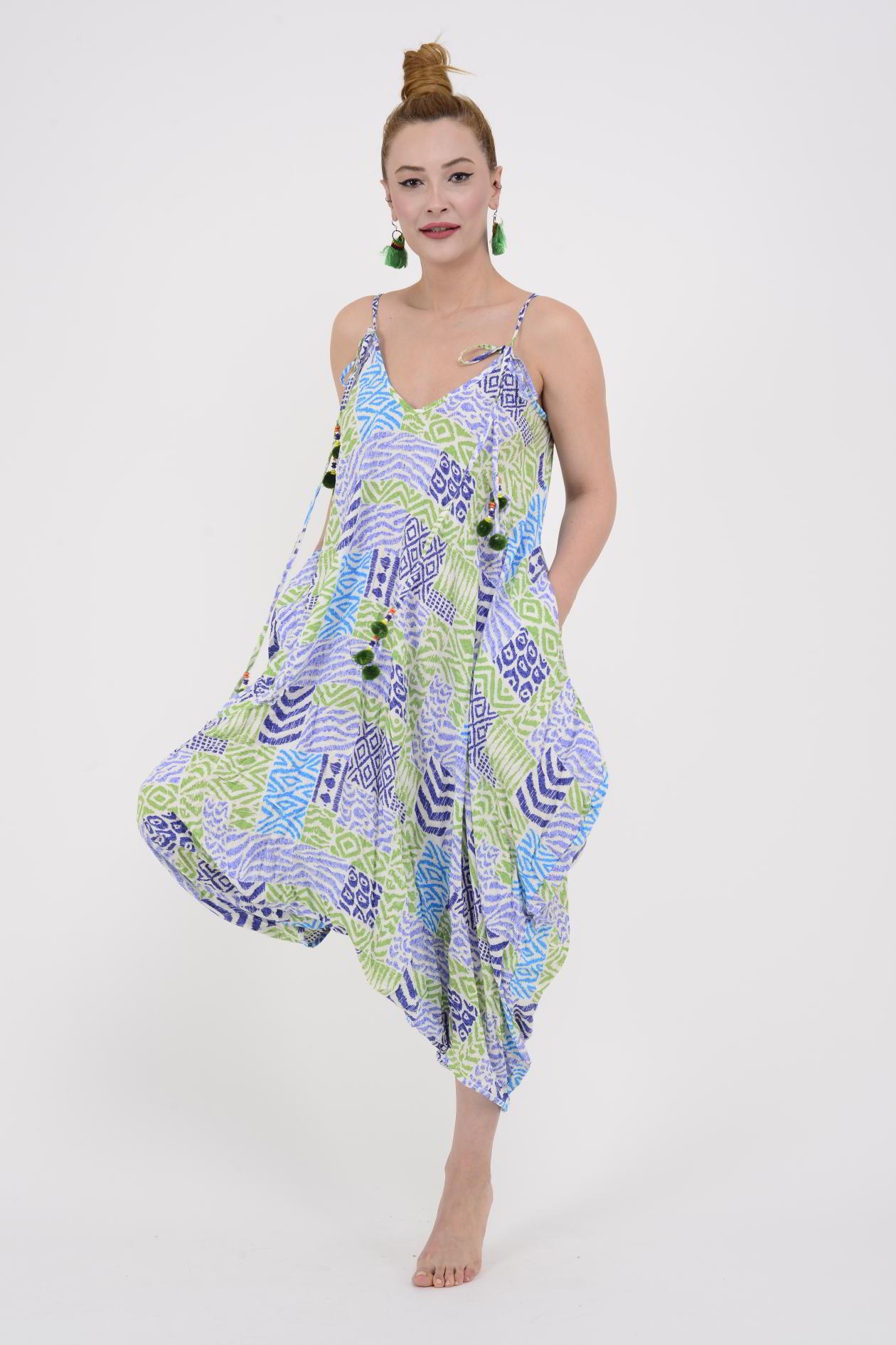 AS34 PATCHWORK PONPON DETAYLI TULUM