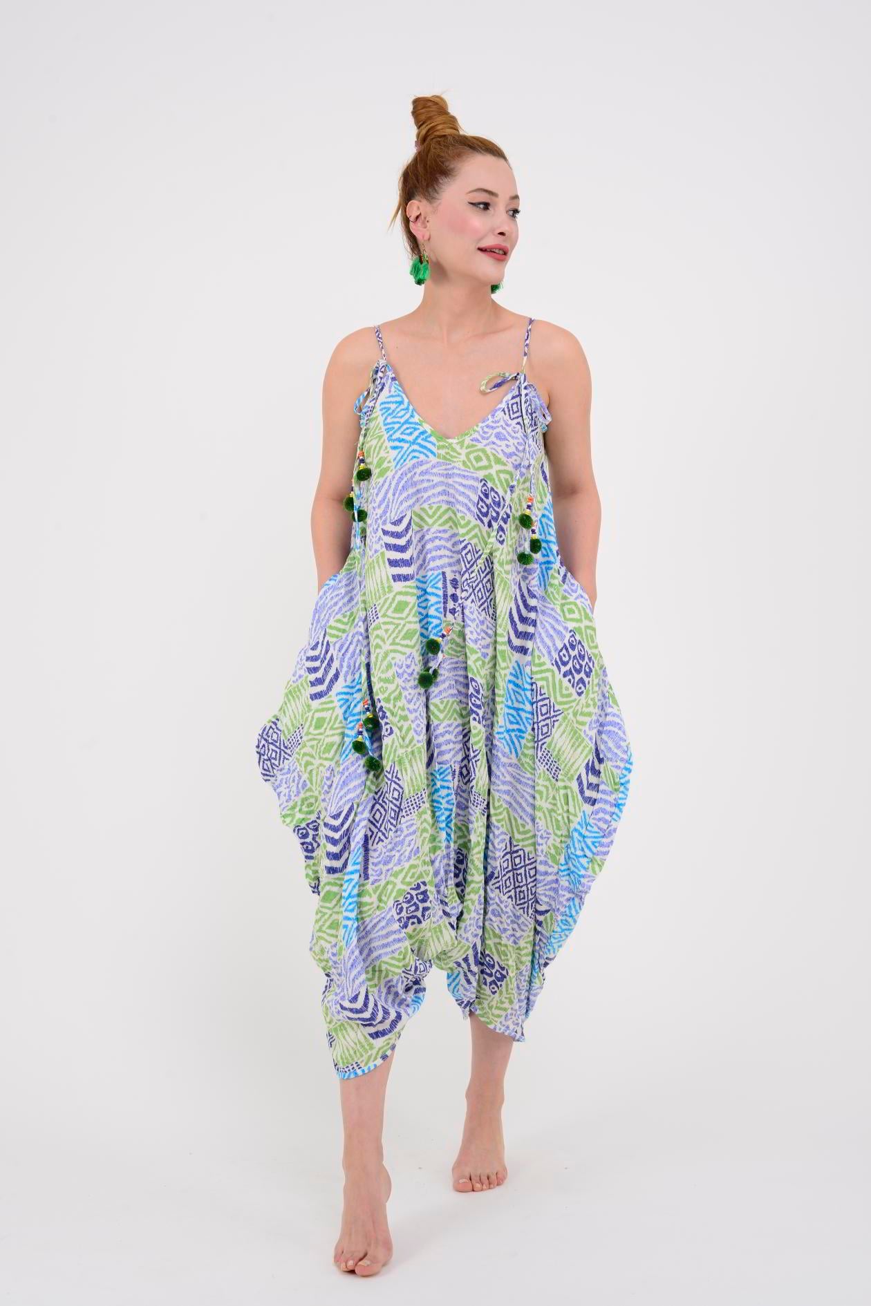 AS34 PATCHWORK PONPON DETAYLI TULUM