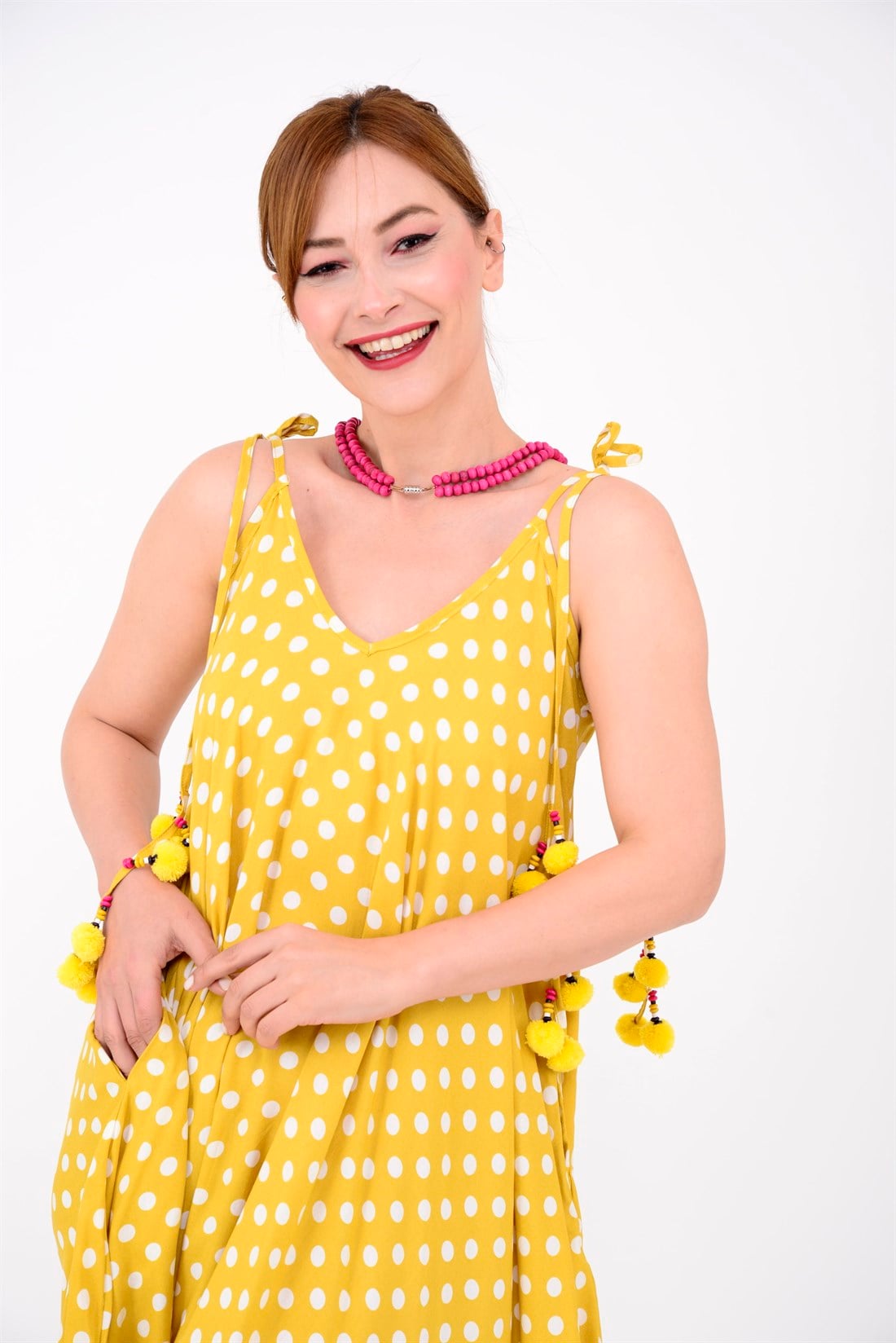 AS34 PUANTİYELİ PONPON DETAYLI TULUM