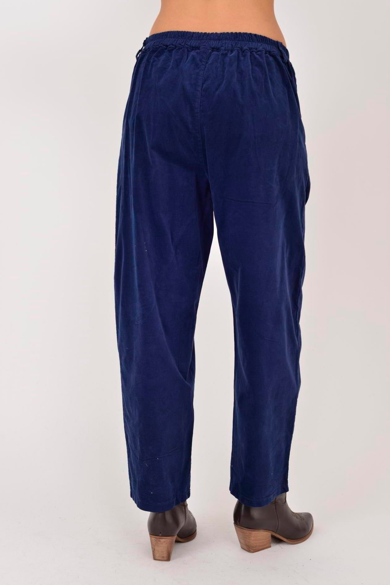 K036 DÜĞME DETAYLI KADİFE PANTOLON
