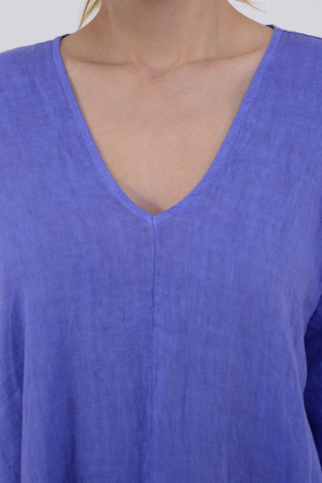 102181 LADİ KETEN ELBİSE