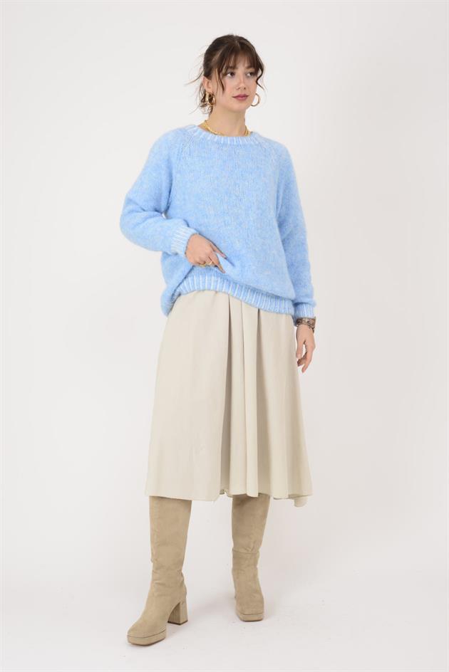 11591 KAYIK YAKA YÜNLÜ TRİKO KAZAK