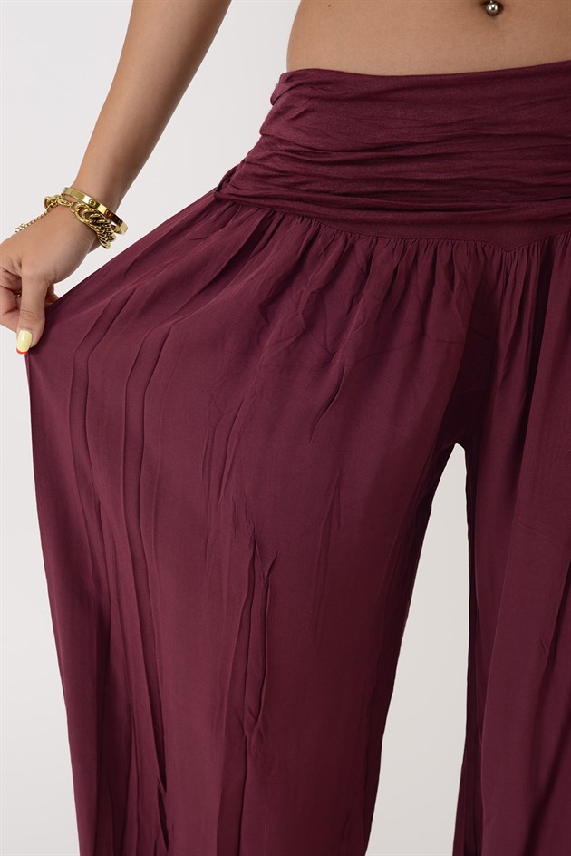 1495 BELİ LASTİKLİ ŞALVAR PANTOLON