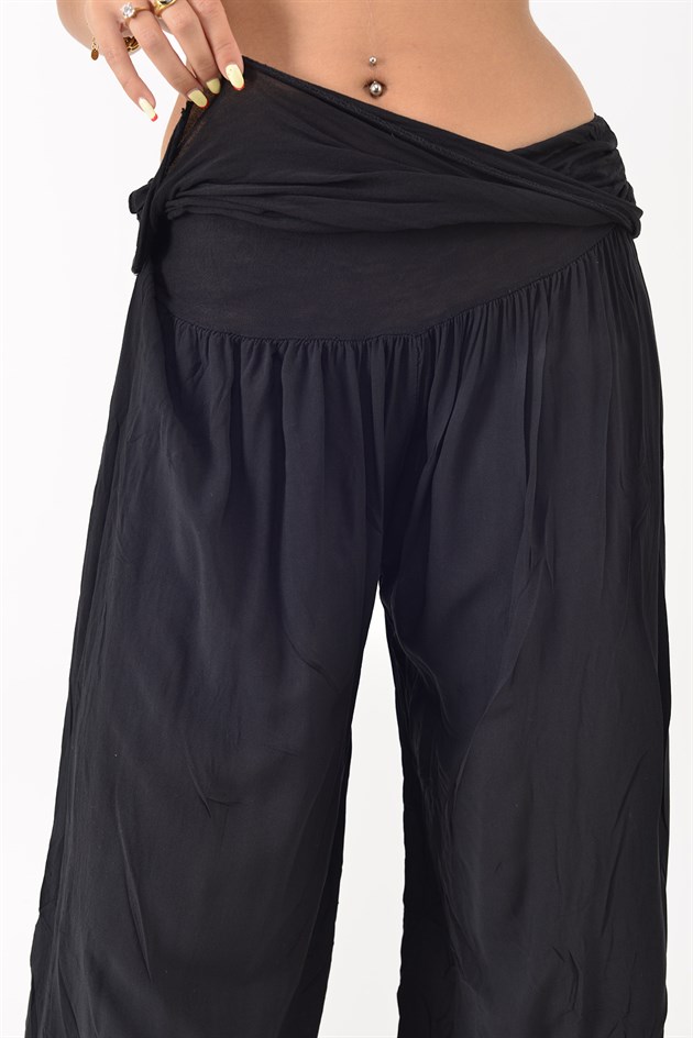 1495 BELİ LASTİKLİ ŞALVAR PANTOLON