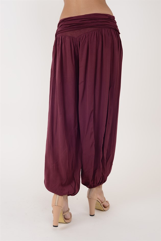 1495 BELİ LASTİKLİ ŞALVAR PANTOLON