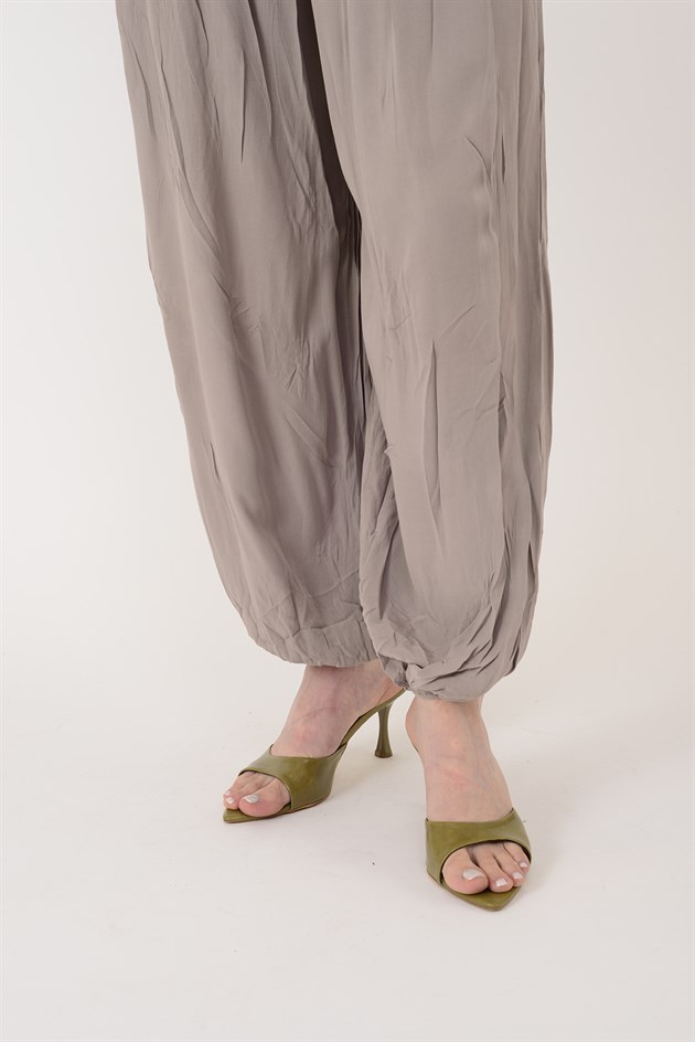 1495 BELİ LASTİKLİ ŞALVAR PANTOLON
