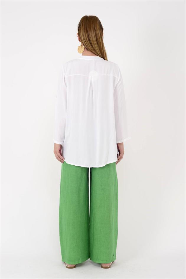 15451U PAYET DETAYLI GÖMLEK