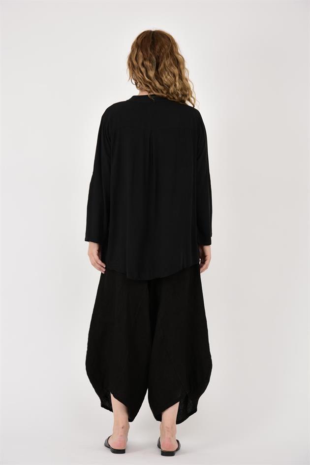 15451U PAYET DETAYLI GÖMLEK