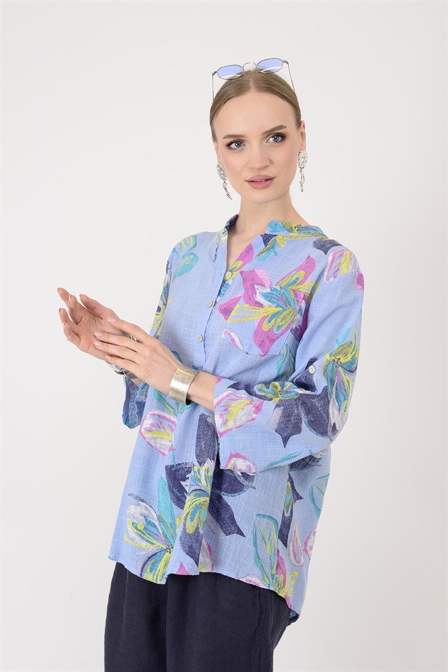 15455F-107 FULYA DESEN GÖMLEK